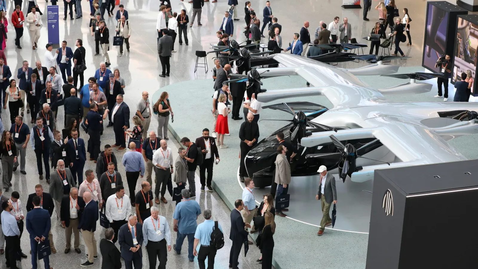 The atrium at NBAA-BACE