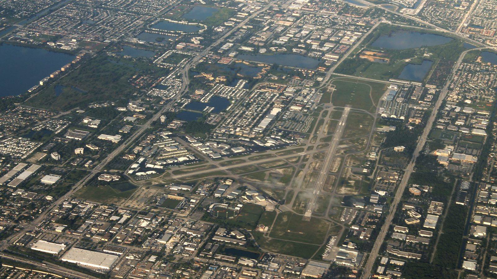 Aerial view of Fort Lauderdale Executive Airport